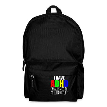 citation TDAH - Sac à dos - noir - Devant