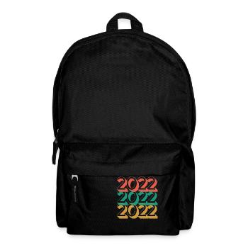 Anniversaire année 2022 / Vintage 2022 - Sac à dos - noir - Devant