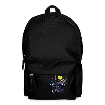 Suède Suède Viking Norden Scandinavie fika - Sac à dos - noir - Devant