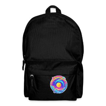 Espace fleurs - Sac à dos - noir - Devant