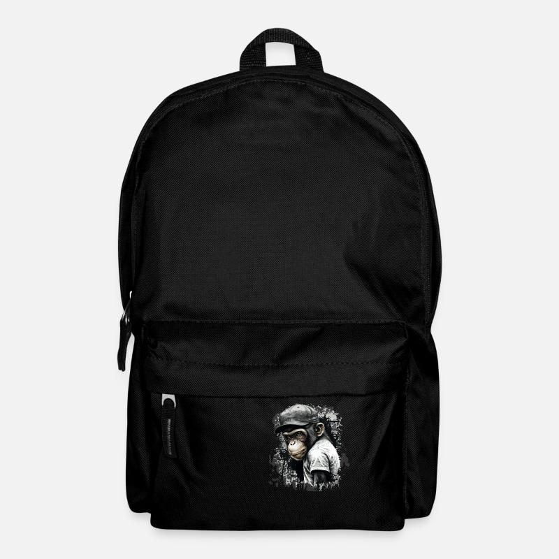 cute baby monkey - Backpack - black