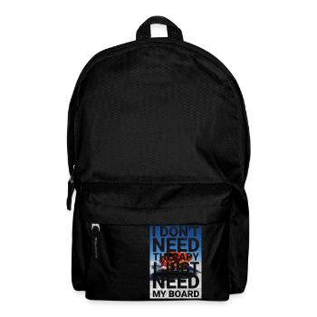 Thérapie de conduite - Sac à dos - noir - Devant