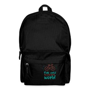 Ride untile the end of the world - Backpack - black - Front