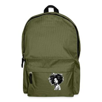 Artistic Black and White - Rucksack - Olivgrün - Vorne