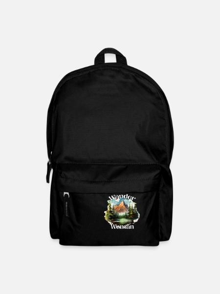 Wander Woman Geschenk für Wanderer Dorfkinder - Rucksack - Schwarz