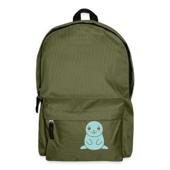 sea lion - Backpack - olive green - Front