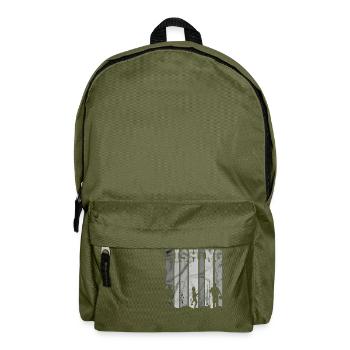 fisch, fisch, angeln, see, meer, angeln, fauna, exotisch - Rucksack - Olivgrün - Vorne