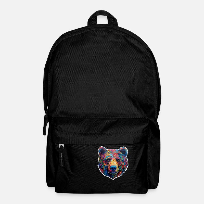 Bear psychedelic - Backpack - black