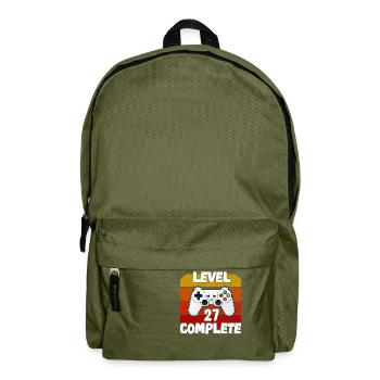 27 Years Birthday - Gamer Video Games - Backpack - olive green - Front