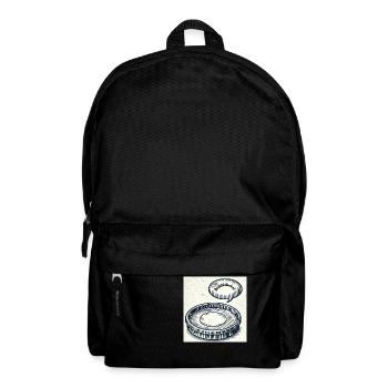 Babbldeckel - Rucksack - Schwarz - Vorne