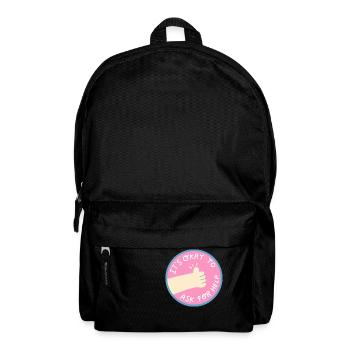Help is ok - Rucksack - Schwarz - Vorne