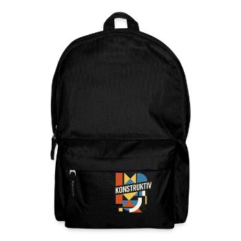 konstruktiv - Rucksack - Schwarz - Vorne