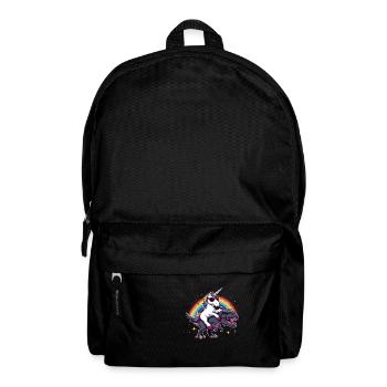 Licorne Dinosaure Cadeau T-Rex Pour Fille Amusant - Sac à dos - noir - Devant