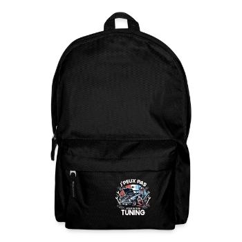 J'Peux Je Suis En Plein Tuning Cadeau Mécano - Sac à dos - noir - Devant