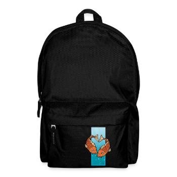 The Pisces-heart - Rucksack - Schwarz - Vorne
