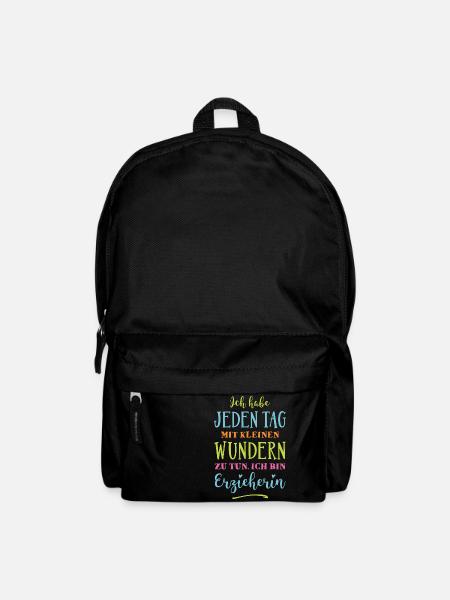 Erzieherin - Kleine Wunder - Rucksack - Schwarz