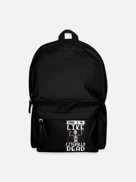OMG I´m like literally dead - Rucksack - Schwarz