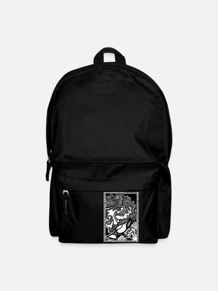 mustache music - Backpack - black