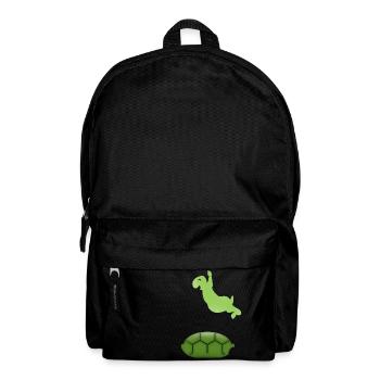 Spring turtle / Springerschildkröte (DDP) - Backpack - black - Front