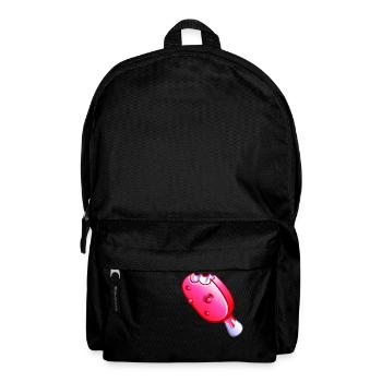 glace fraise kawaii - Sac à dos - noir - Devant