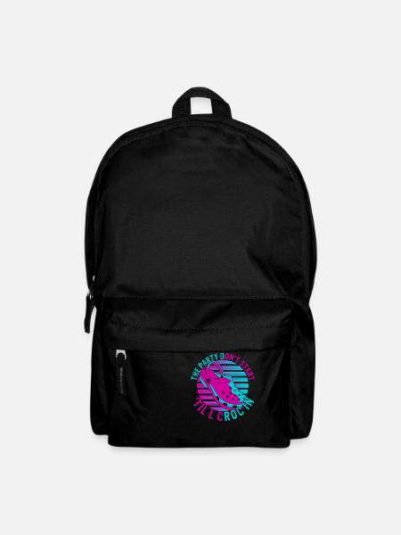Comfort love for crocs clogs shoes gift idea - Backpack - black