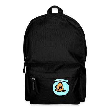 Poisson ennuyé - Sac à dos - noir - Devant