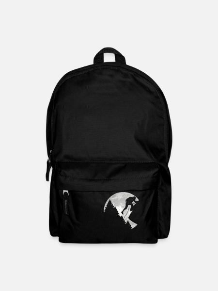 Alpinistes alpinistes alpinistes de lune vintage - Sac à dos - noir