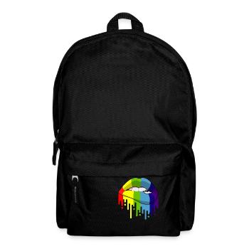 Rainbow Regenbogen Pride Homosexual Kleidung Mann - Rucksack - Schwarz - Vorne