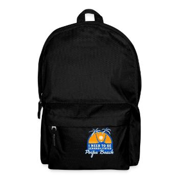 I Need To Be Seahabilitated Poipu Beach Summer - Rucksack - Schwarz - Vorne