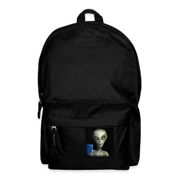 Alien Book - Backpack - black - Front
