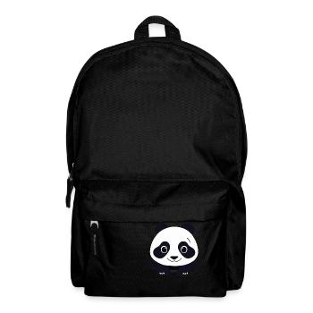 Süßer Panda Kawaii Cartoon Bär Liebe 4 - Rucksack - Schwarz - Vorne