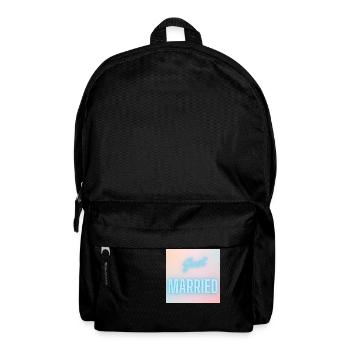 JUST MARRIED,LONG LIVE THE MARIES,EVJF,VALENTINE'S DAY - Backpack - black - Front