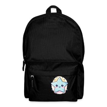 Der Blaue Stern - Rucksack - Schwarz - Vorne