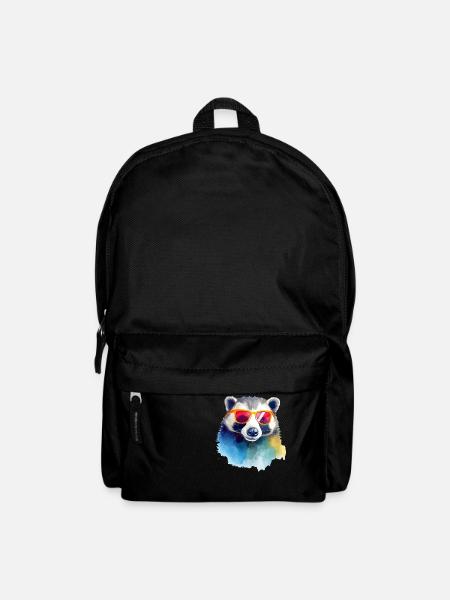 Keke der Dachs - Rucksack - Schwarz
