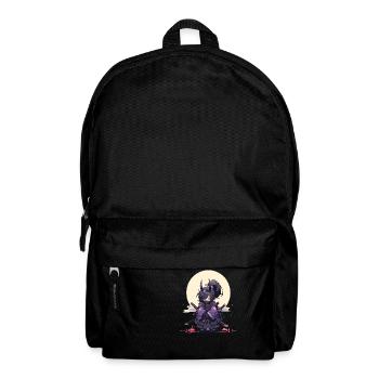 Epic Samurai Girl Anime Design - Backpack - black - Front