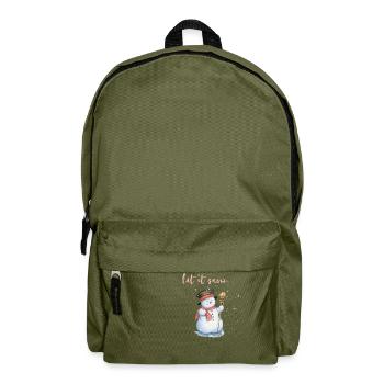 let it snow - Rucksack - Olivgrün - Vorne