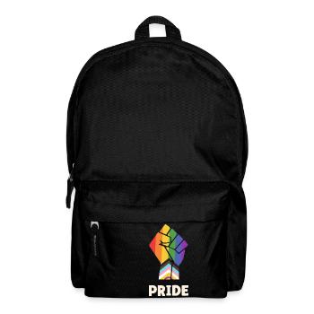 Pride Progress Stolzes Faustdesign für Equality - Rucksack - Schwarz - Vorne