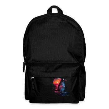 Penguin Baby Bird Chick - Backpack - black - Front