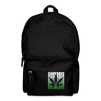 Feuille de Cannabis - Sac à dos - noir - Devant