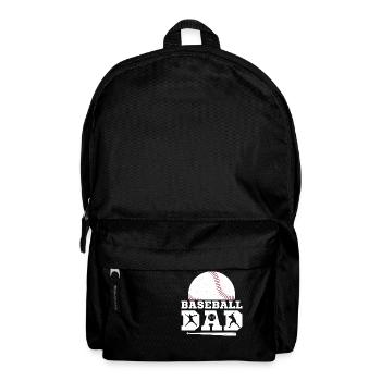 Baseball Dad Father Sport Fan - Rucksack - Schwarz - Vorne