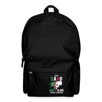 Drapeau Algérie Cadeau Supporter Algérien Équipe - Sac à dos - noir - Devant