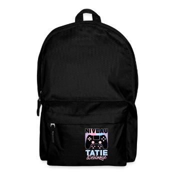 Future Tatie Gamer Annonce Grossesse Tata Geek - Sac à dos - noir - Devant