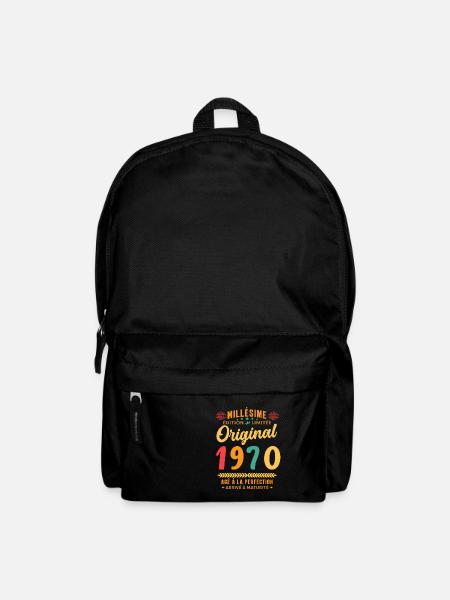 52 ans Millésime 1970 Original Cadeau - Sac à dos - noir
