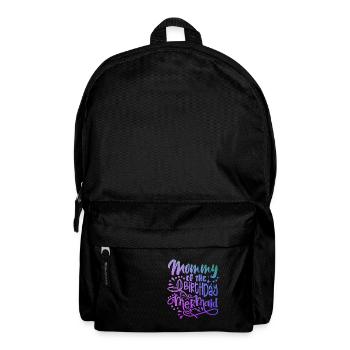 Mommy Of The Birthday Mermaid Matching Family - Sac à dos - noir - Devant