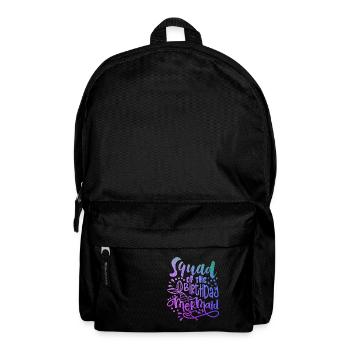 Squad Of The Birthday Mermaid Matching Family - Backpack - black - Front