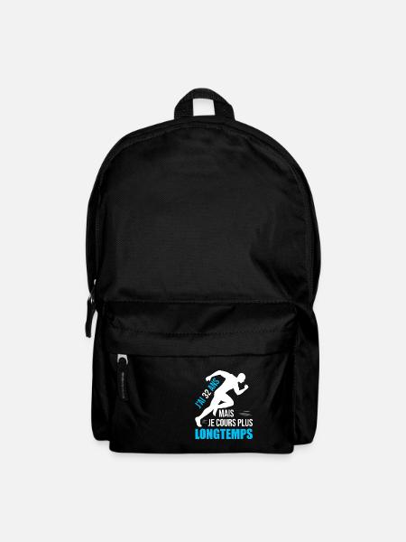 Running Cadeau Anniversaire 32 Ans Humour Coureur - Sac à dos - noir