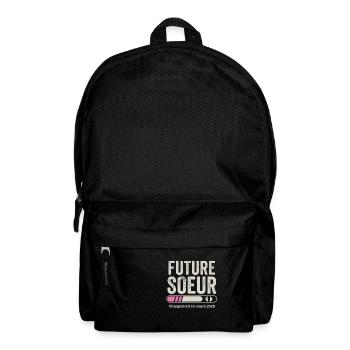 Schwangerschaftsankündigung Geschenk werdende Schwester 2025 - Rucksack - Schwarz - Vorne