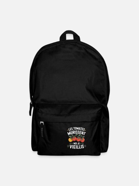 Tomaten Reifen Tomate Gartenarbeit Lustig - Rucksack - Schwarz
