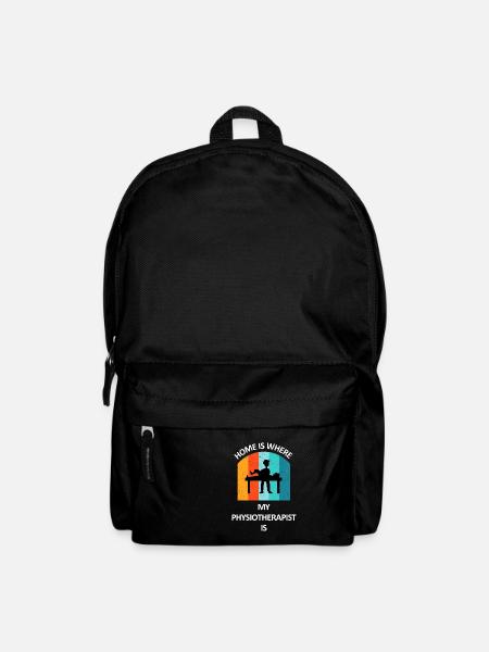 Physiotherapeut Humorvoll Geschenk Spruch Lustig - Rucksack - Schwarz
