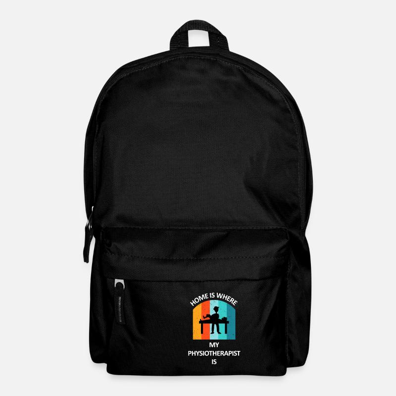 Physiotherapeut Humorvoll Geschenk Spruch Lustig - Rucksack - Schwarz